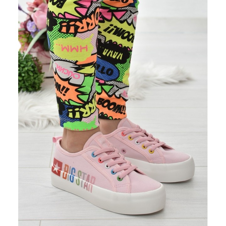 Trampki dziecięce Big Star HH374152 Różowe