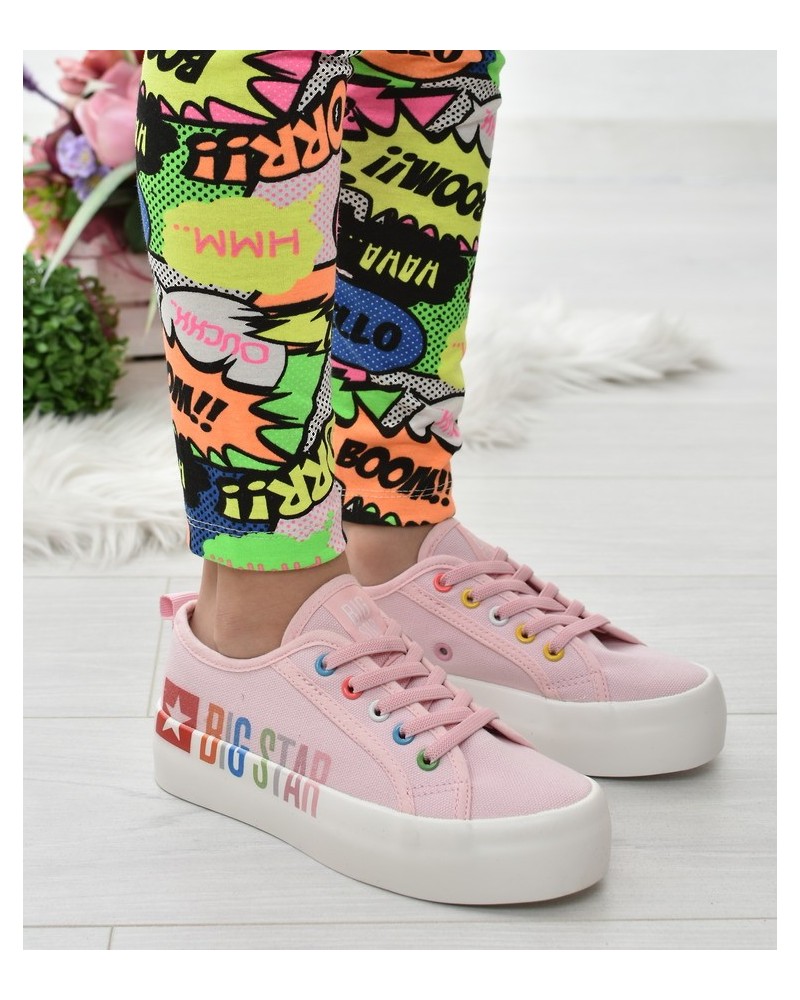 Trampki dziecięce Big Star HH374152 Różowe