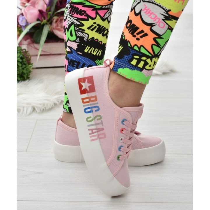 Trampki dziecięce Big Star HH374152 Różowe