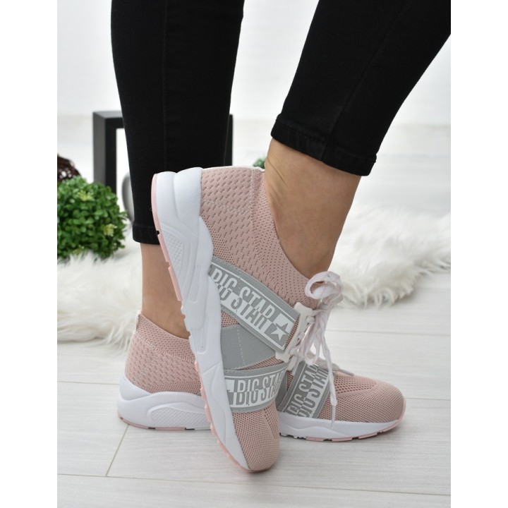 Buty sportowe damskie Big Star HH274353 Różowe