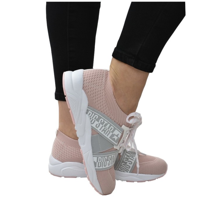 Buty sportowe damskie Big Star HH274353 Różowe