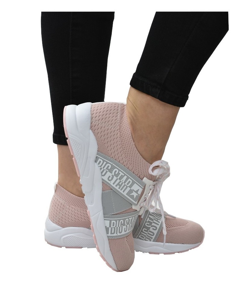 Buty sportowe damskie Big Star HH274353 Różowe