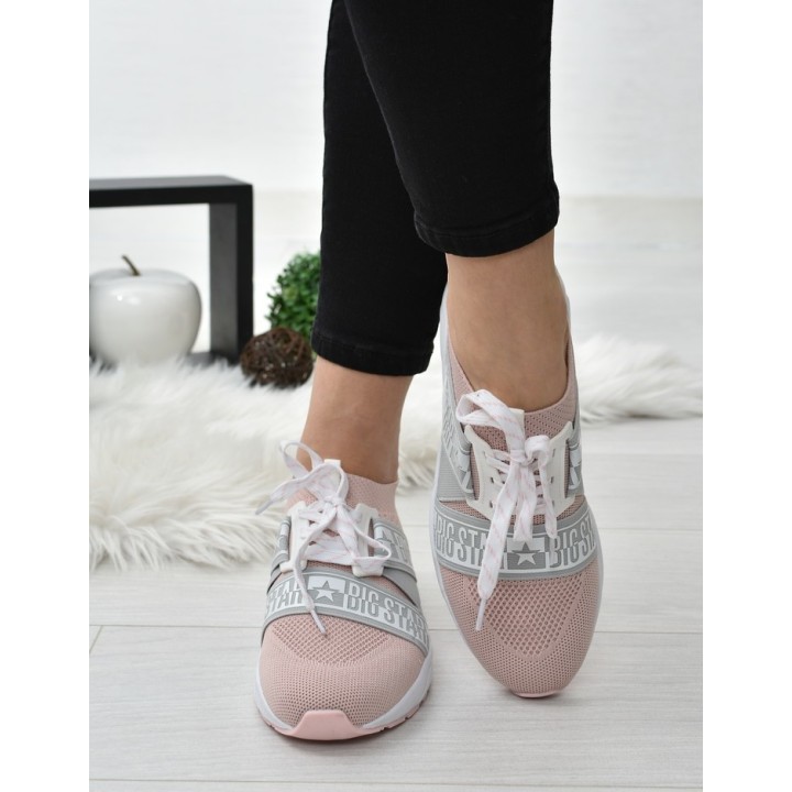 Buty sportowe damskie Big Star HH274353 Różowe