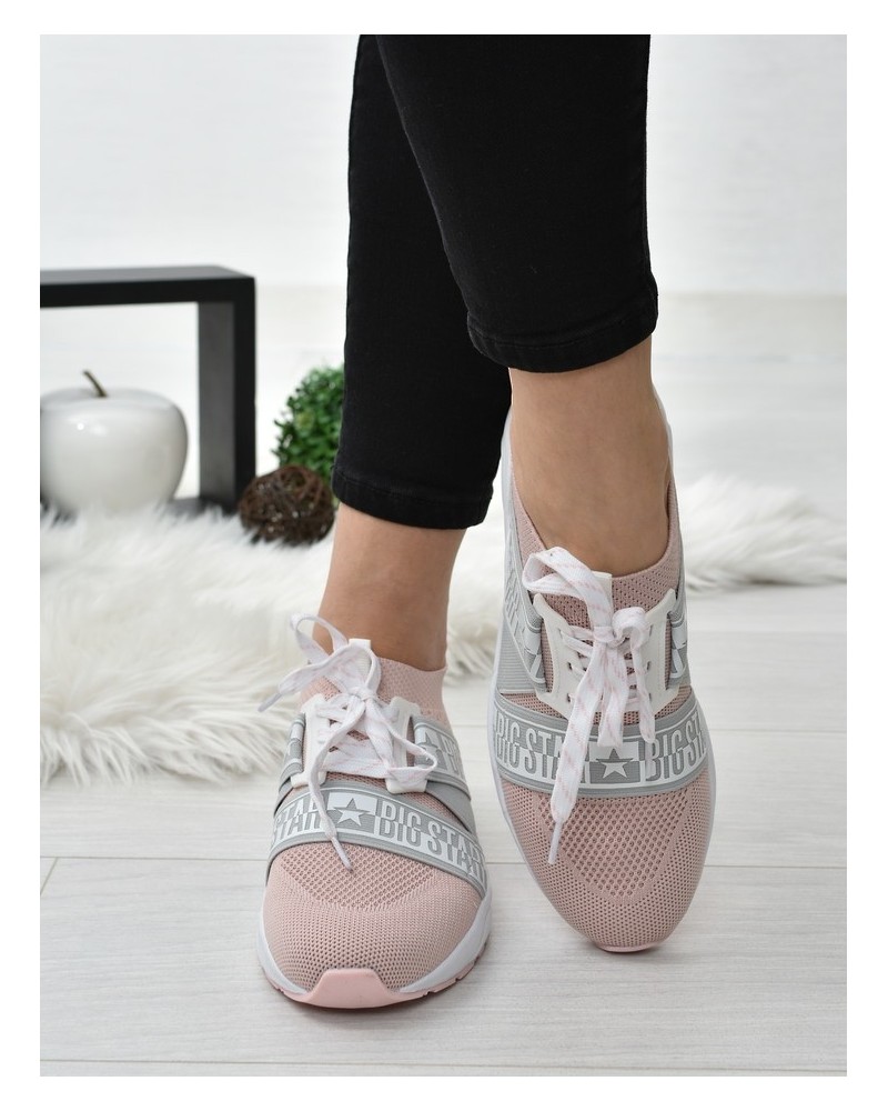 Buty sportowe damskie Big Star HH274353 Różowe