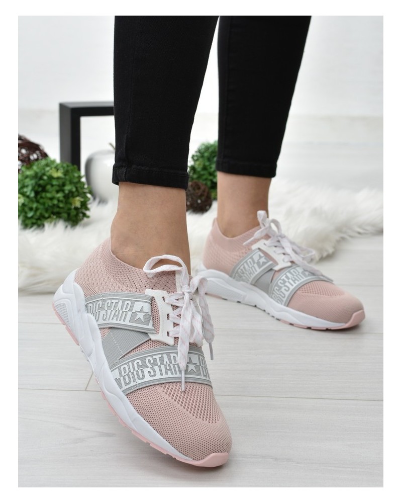 Buty sportowe damskie Big Star HH274353 Różowe