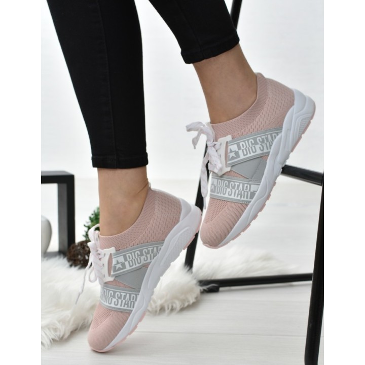 Buty sportowe damskie Big Star HH274353 Różowe