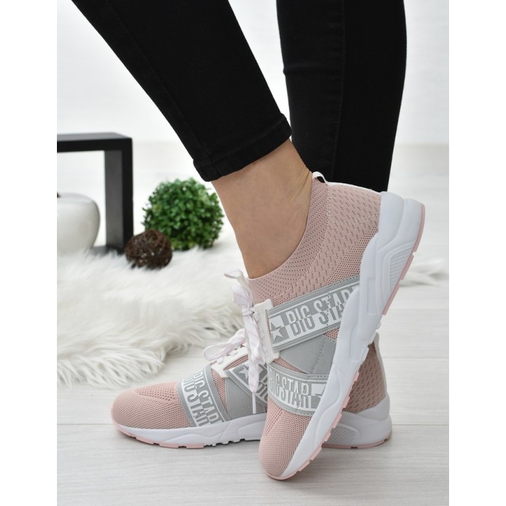 Buty sportowe damskie Big Star HH274353 Różowe