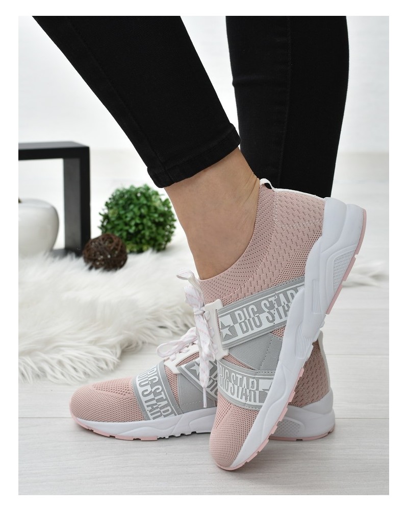 Buty sportowe damskie Big Star HH274353 Różowe