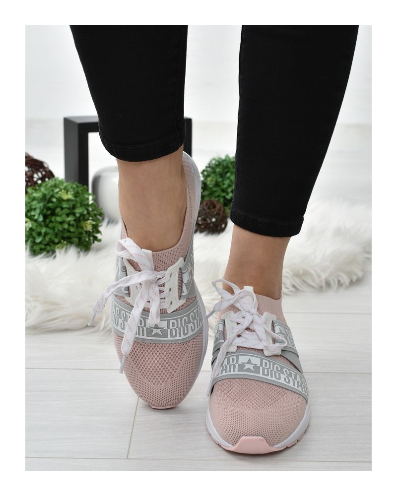 Buty sportowe damskie Big Star HH274353 Różowe