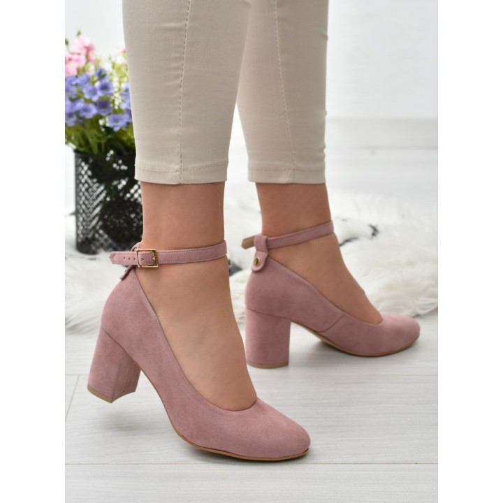 Czółenka damskie Zanzara 711/4 Różowe