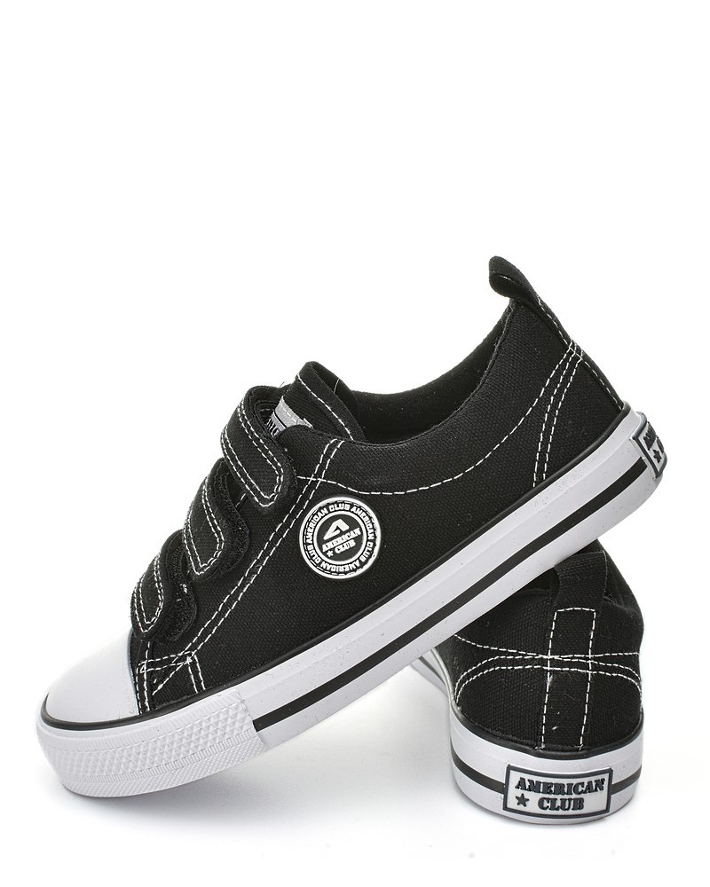 Trampki dziecięce American LH33/23 Czarny/Biały