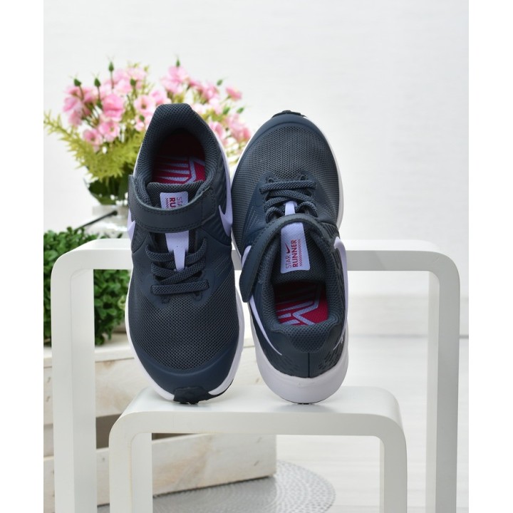 Buty dziecięce sportowe Nike Star Runner 2 AT1801-406 Granatowe