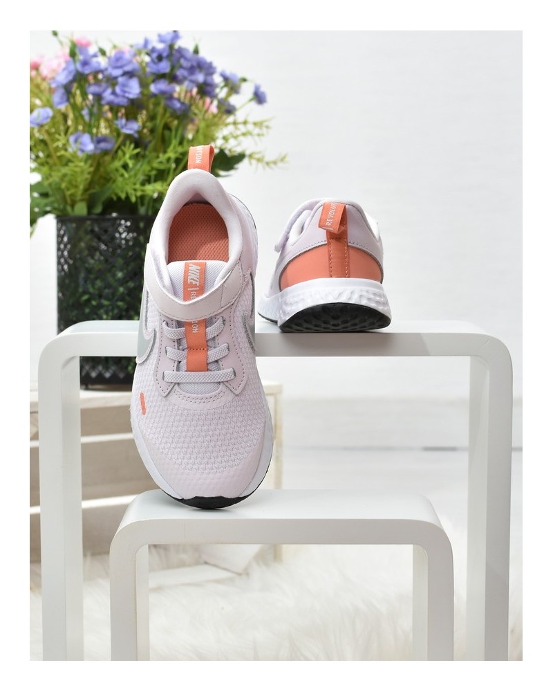 Buty sportowe dziecięce Nike Revolution 5 BQ5672-504 Fioletowe