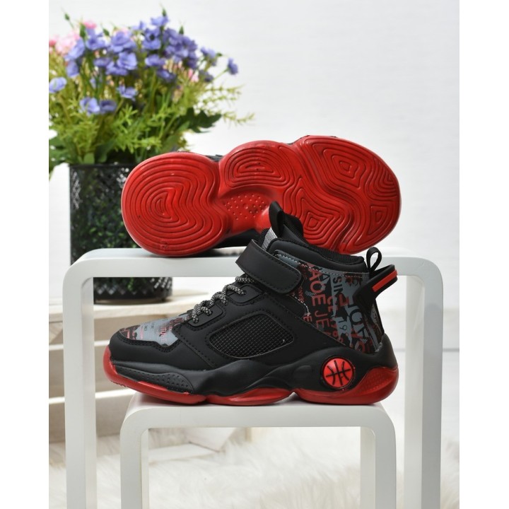 Buty sportowe dziecięce Clibee L204 Czarno-czerwone