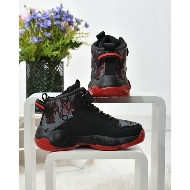 Buty sportowe dziecięce Clibee L204 Czarno-czerwone