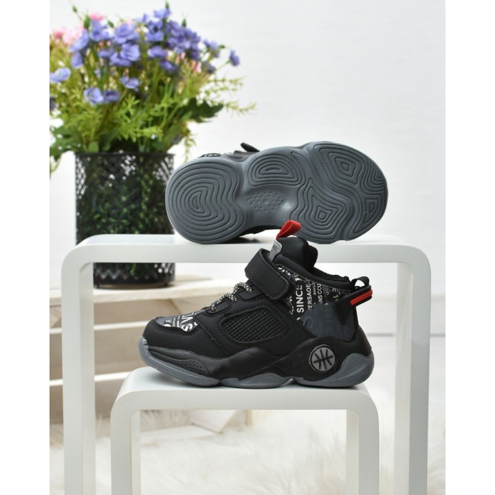 Buty sportowe dziecięce Clibee L204A Czarno-szare