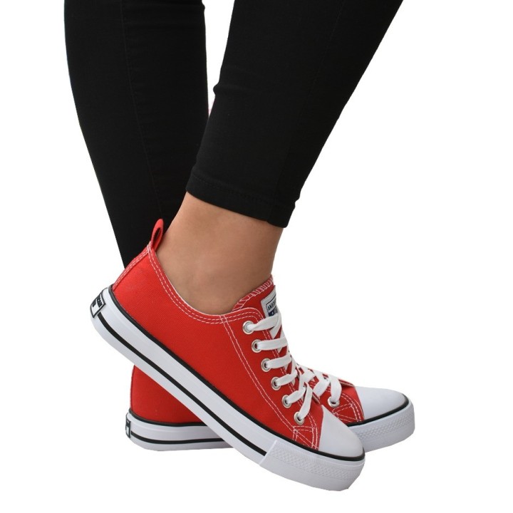 Trampki American Club LH65 Czerwone
