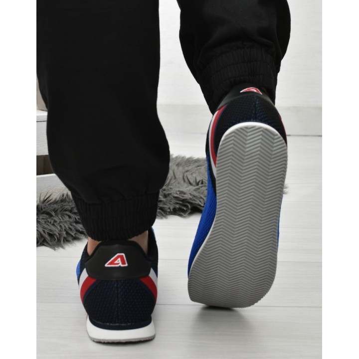 Buty sportowe męskie American Club FH04 Niebieskie