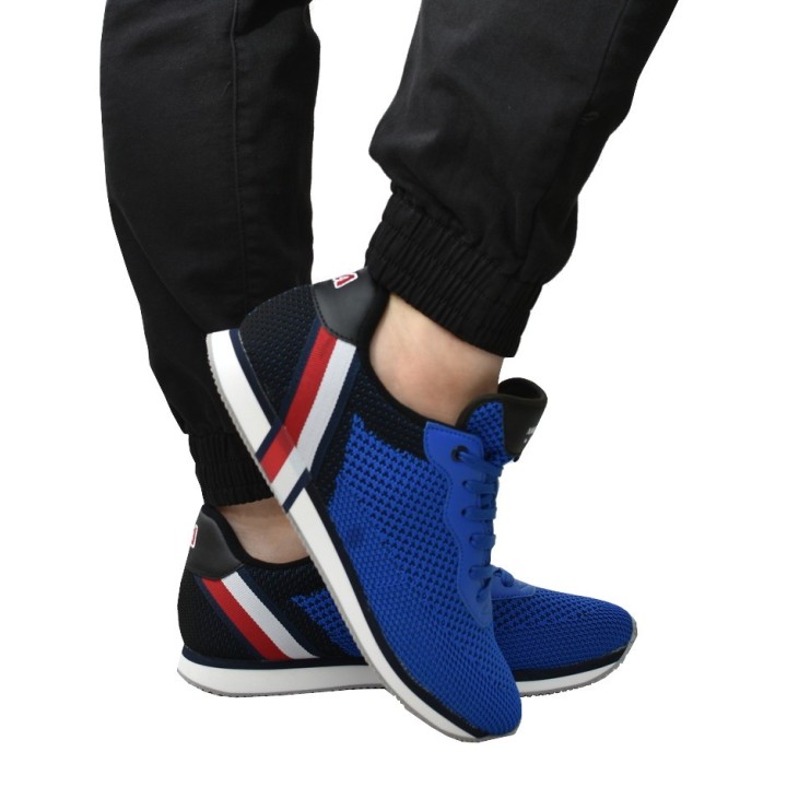 Buty sportowe męskie American Club FH04 Niebieskie