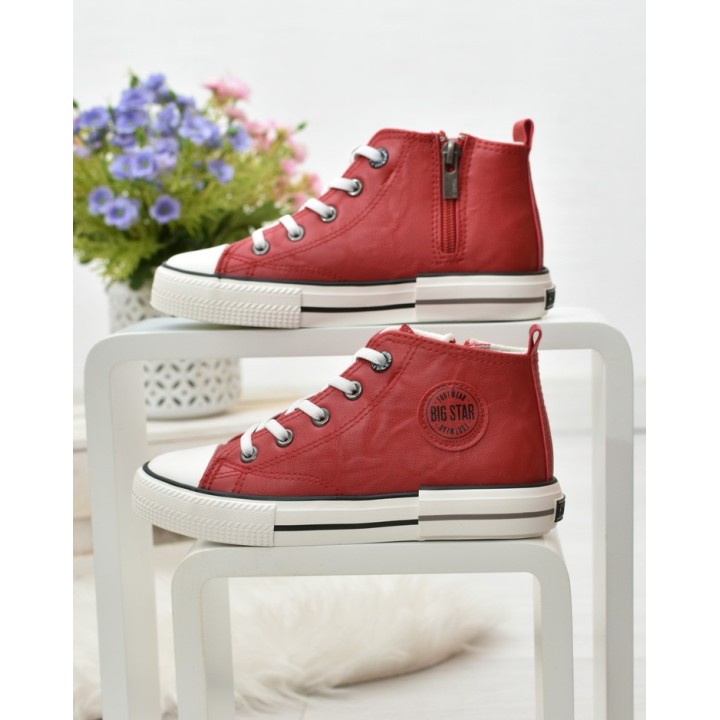 Trampki dziecięce Big Star II374005 Czerwone