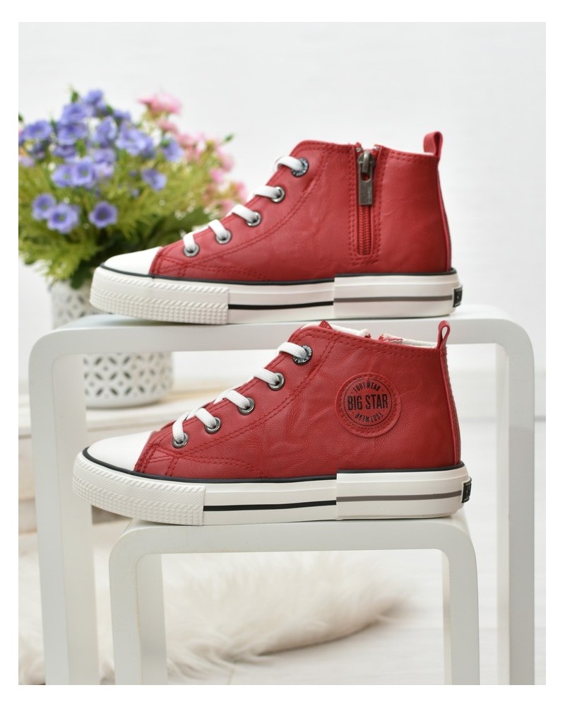 Trampki dziecięce Big Star II374005 Czerwone