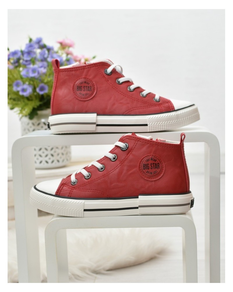 Trampki dziecięce Big Star II374005 Czerwone
