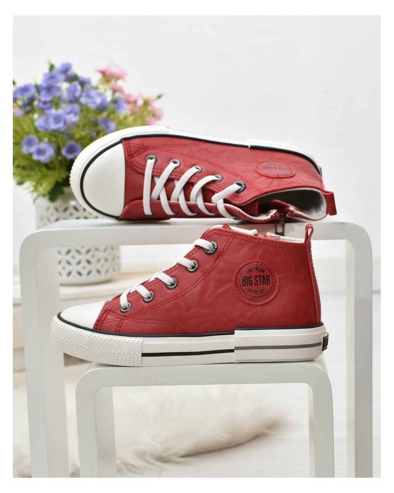 Trampki dziecięce Big Star II374005 Czerwone