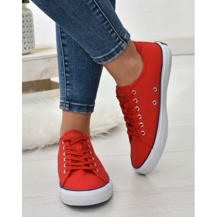 Trampki American Club LH56 Czerwone