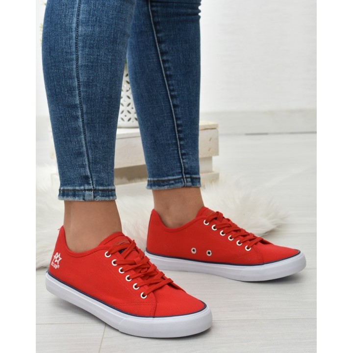 Trampki American Club LH56 Czerwone