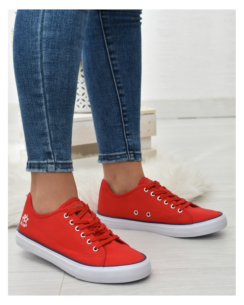 Trampki American Club LH56 Czerwone