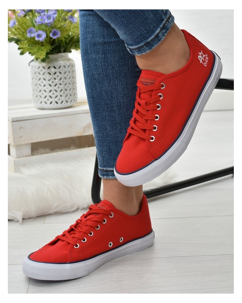 Trampki American Club LH56 Czerwone