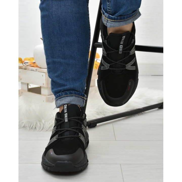 Buty męskie trekkingowe Big Star II174237 Czarne