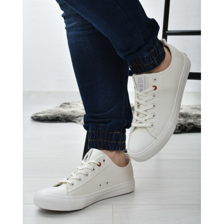 Trampki męskie Big Star JJ174006 Białe