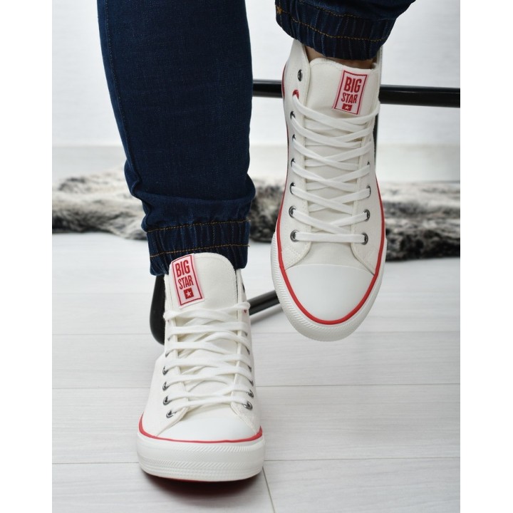 Trampki męskie Big Star JJ174066 Białe