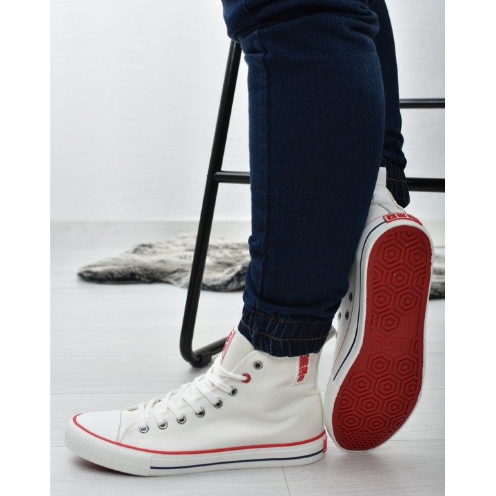 Trampki męskie Big Star JJ174066 Białe