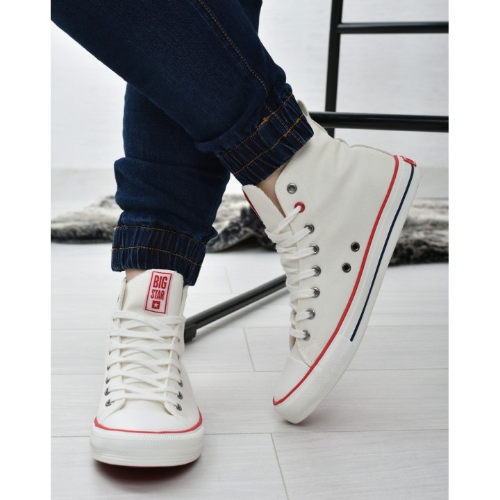 Trampki męskie Big Star JJ174066 Białe