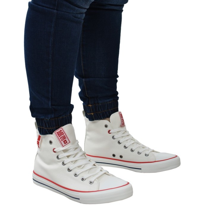 Trampki męskie Big Star JJ174066 Białe