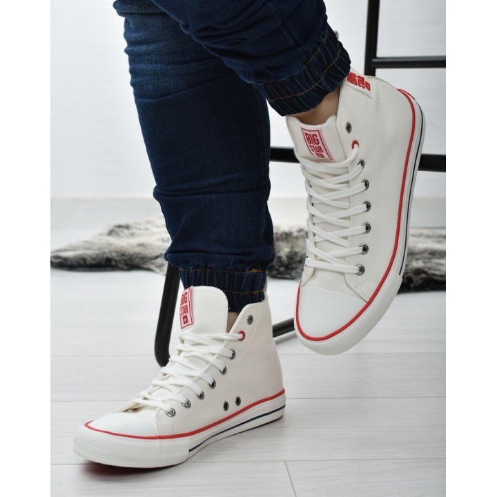 Trampki męskie Big Star JJ174066 Białe