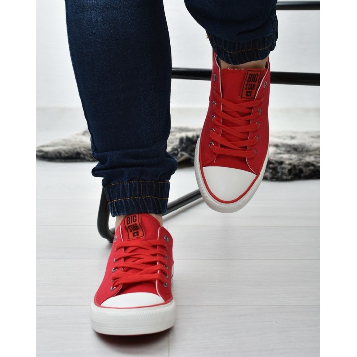Trampki Big Star JJ174063 Czerwone