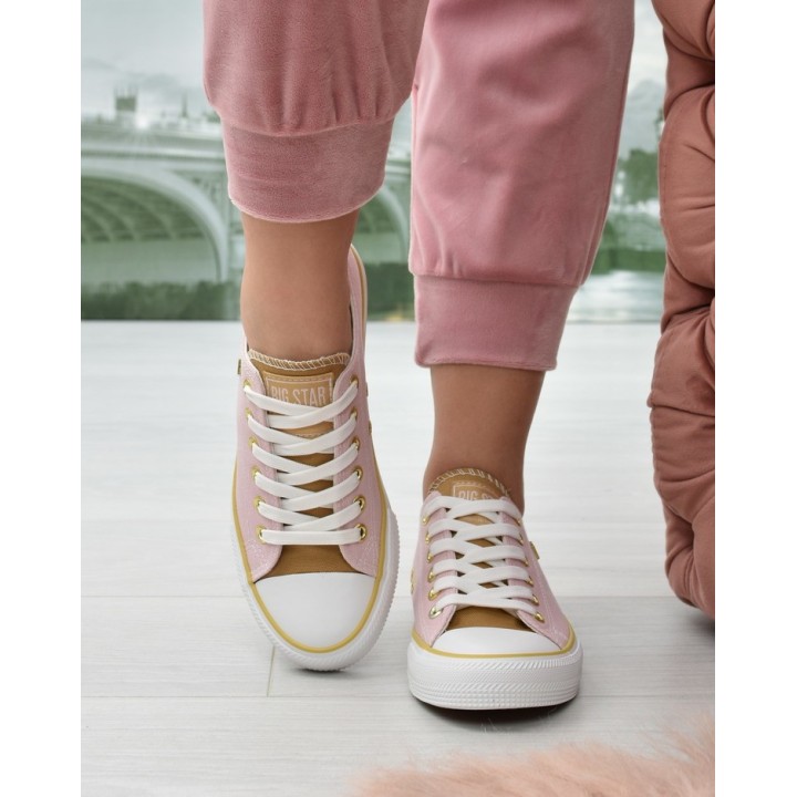 Trampki damskie Big Star HH274455 Nude