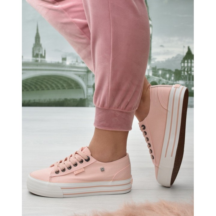 Trampki damskie Big Star HH274058 Różowe