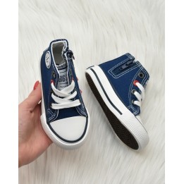 Trampki dziecięce Big Star HH374189 Granatowe