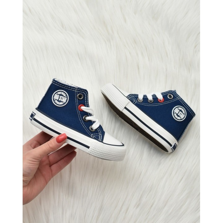 Trampki dziecięce Big Star HH374189 Granatowe