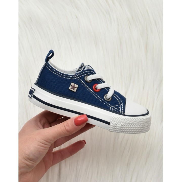 Trampki dziecięce Big Star HH374195 Granatowe