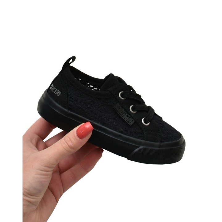 Trampki dziecięce Big Star JJ374019 Czarne