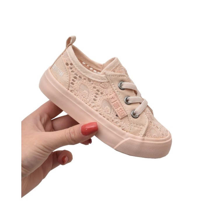 Trampki dziecięce Big Star JJ374014 Nude