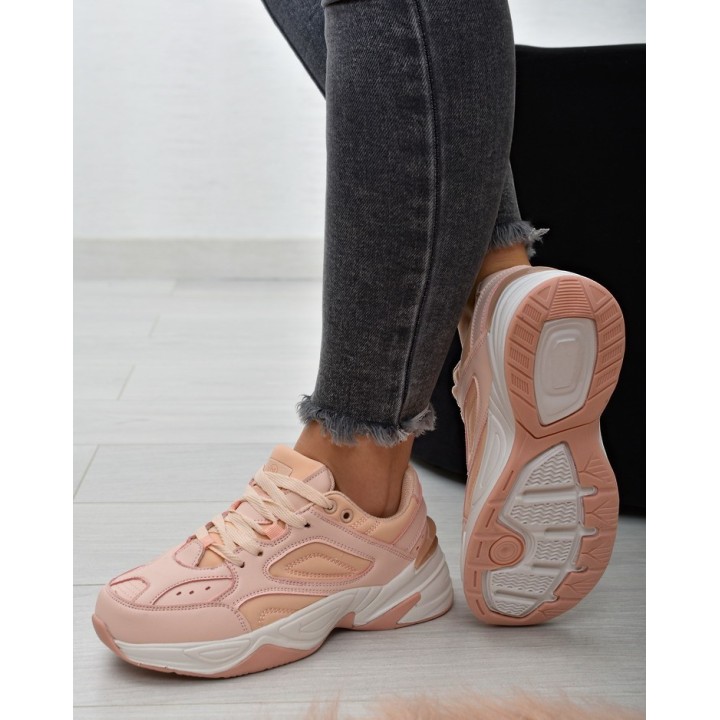Sneakersy damskie McKeylor 20629 Rożowe