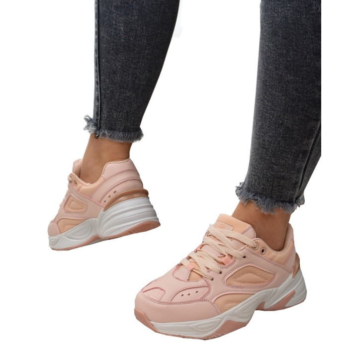 Sneakersy damskie McKeylor 20629 Rożowe