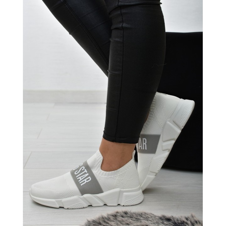 Buty sportowe damskie Big Star JJ274297 Białe