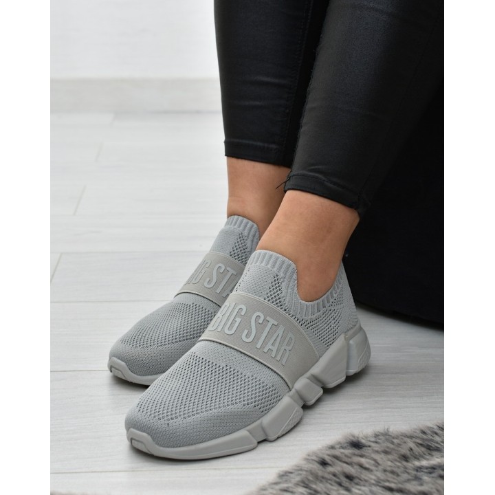 Buty sportowe damskie Big Star JJ274295 Szare
